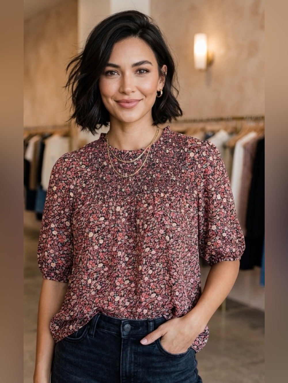 Knox Rose Floral Blouse